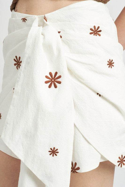SARONG LOOK PRINTED MINI SKIRT - Shop Style & More | Fresh Looks, Everyday Deals & Free Shipping