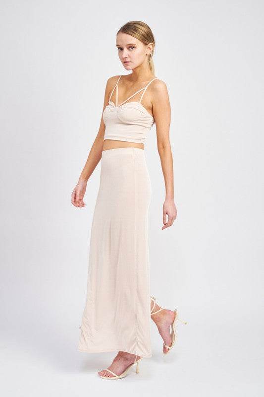 HIGH WAISTED MAXI SKIRT - Shop Style & More | Fresh Looks, Everyday Deals & Free Shipping