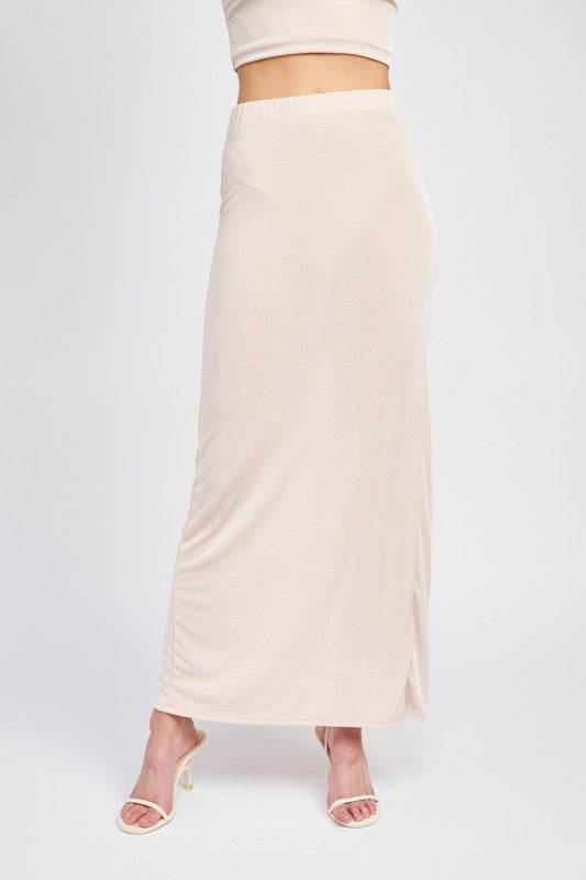 HIGH WAISTED MAXI SKIRT - Shop Style & More | Fresh Looks, Everyday Deals & Free Shipping