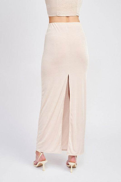 HIGH WAISTED MAXI SKIRT - Shop Style & More | Fresh Looks, Everyday Deals & Free Shipping