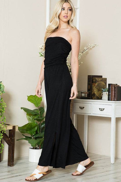Wide Leg Jumpsuit wit Pockets-2 Colors - Shop Style & More | Fresh Looks, Everyday Deals & Free Shipping