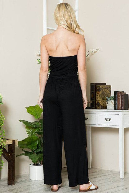 Wide Leg Jumpsuit wit Pockets-2 Colors - Shop Style & More | Fresh Looks, Everyday Deals & Free Shipping