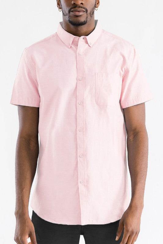 Weiv Men's Casual Short Sleeve Solid Shirts - Shop Style & More | Fresh Looks, Everyday Deals & Free Shipping