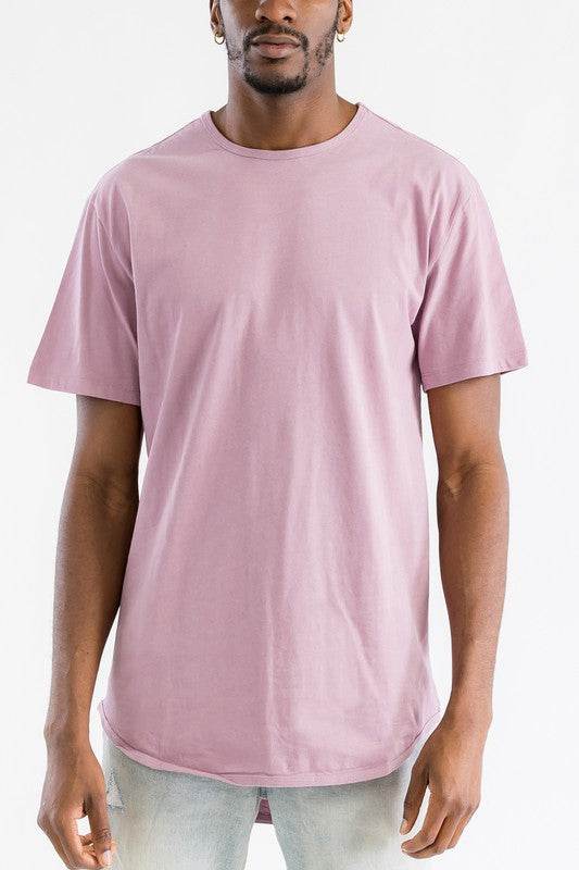 Extended Scallop Round Neck Tshirt - Shop Style & More | Fresh Looks, Everyday Deals & Free Shipping