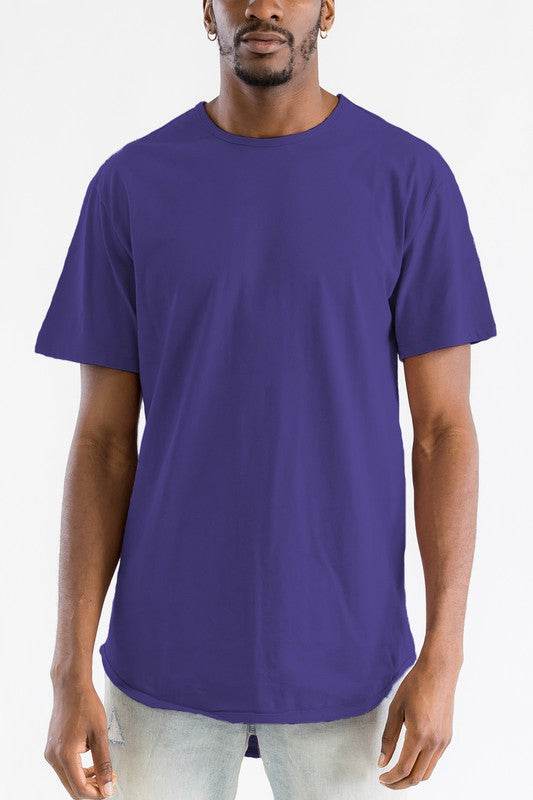 Extended Scallop Round Neck Tshirt - Shop Style & More | Fresh Looks, Everyday Deals & Free Shipping