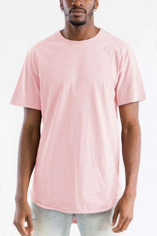 Extended Scallop Round Neck Tshirt - Shop Style & More | Fresh Looks, Everyday Deals & Free Shipping