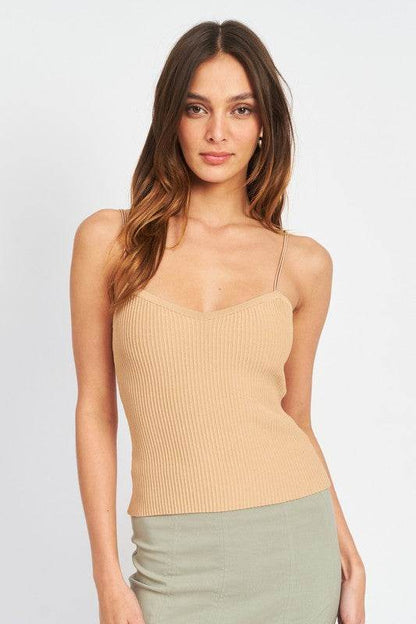 SPAGHETTI STRAP CAMI TOP - Shop Style & More | Fresh Looks, Everyday Deals & Free Shipping