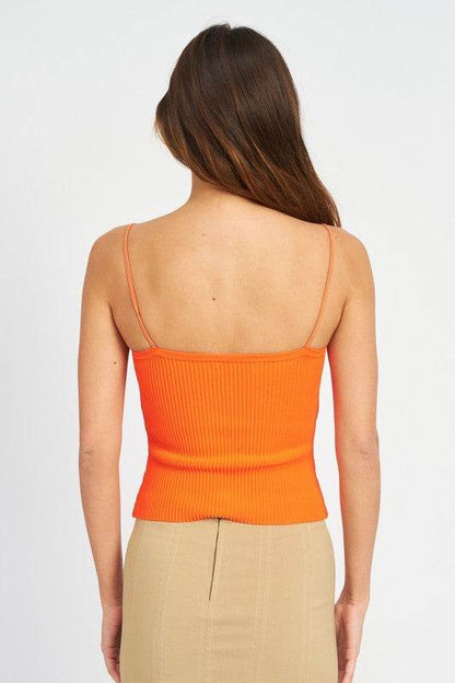 SPAGHETTI STRAP CAMI TOP - Shop Style & More | Fresh Looks, Everyday Deals & Free Shipping