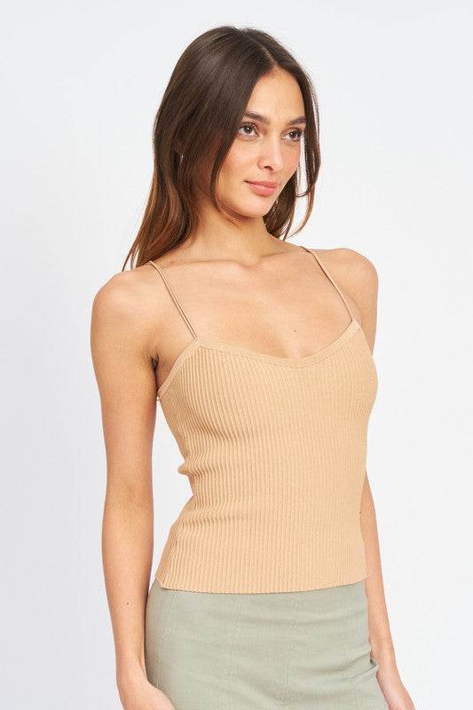 SPAGHETTI STRAP CAMI TOP - Shop Style & More | Fresh Looks, Everyday Deals & Free Shipping
