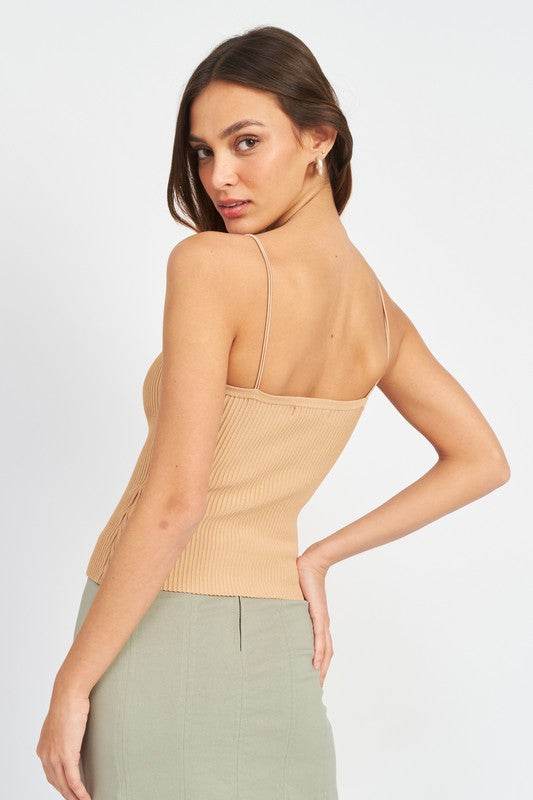 SPAGHETTI STRAP CAMI TOP - Shop Style & More | Fresh Looks, Everyday Deals & Free Shipping