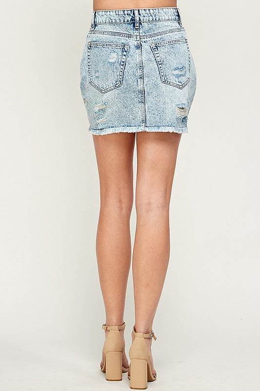 Ladies Denim Mini Skirt - Shop Style & More | Fresh Looks, Everyday Deals & Free Shipping