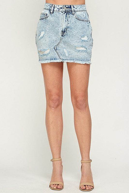 Ladies Denim Mini Skirt - Shop Style & More | Fresh Looks, Everyday Deals & Free Shipping