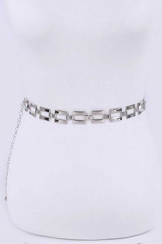 Square Link Fashion Chain Belt - Shop Style & More | Fresh Looks, Everyday Deals & Free Shipping