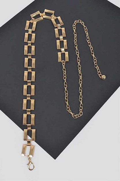 Square Link Fashion Chain Belt - Shop Style & More | Fresh Looks, Everyday Deals & Free Shipping