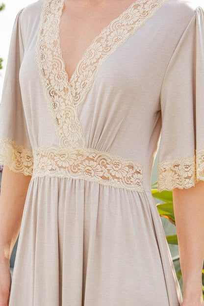 Lace trimmed Detailed Tiered Dress - Shop Style & More | Fresh Looks, Everyday Deals & Free Shipping