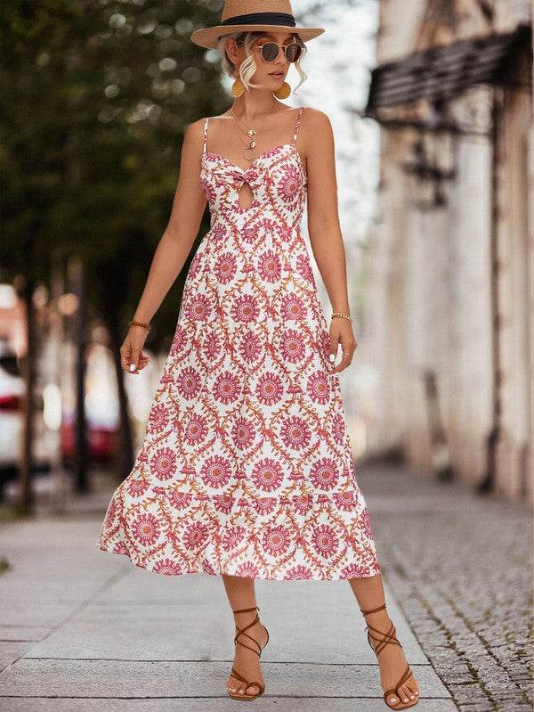 Women Printed Off Shoulder Long Dress - Shop Style & More | Fresh Looks, Everyday Deals & Free Shipping