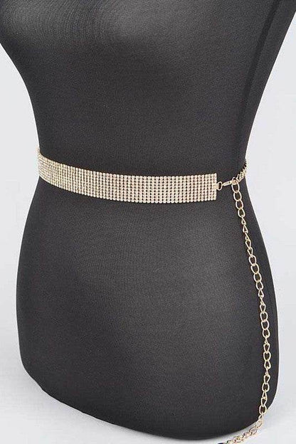 Classic Rhinestone Chain Belt - Shop Style & More | Fresh Looks, Everyday Deals & Free Shipping