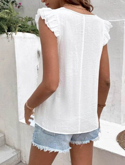 Ruffle Sleeve Top - Shop Style & More | Fresh Looks, Everyday Deals & Free Shipping