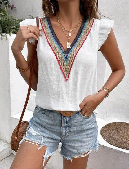 Ruffle Sleeve Top - Shop Style & More | Fresh Looks, Everyday Deals & Free Shipping