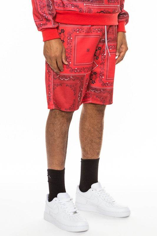 Weiv Mens Paisley Bandana Print Shorts - Shop Style & More | Fresh Looks, Everyday Deals & Free Shipping