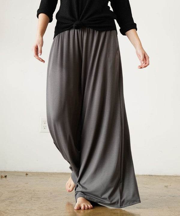 SMOCK ELASTIC WAIST MAXI PALAZZO - Shop Style & More | Fresh Looks, Everyday Deals & Free Shipping
