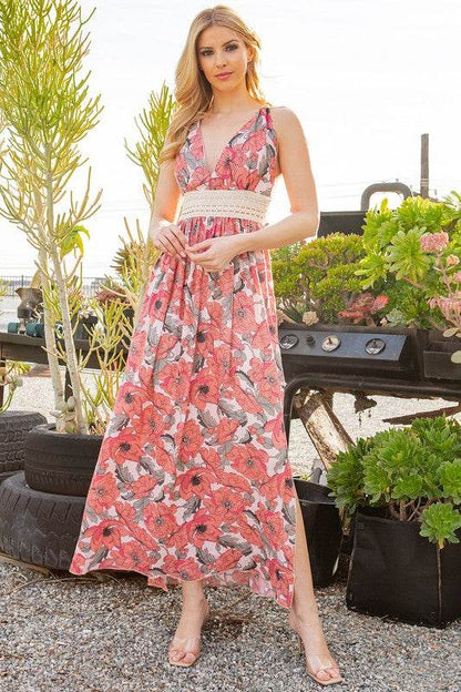 Tie Back Floral Dress - Shop Style & More | Fresh Looks, Everyday Deals & Free Shipping
