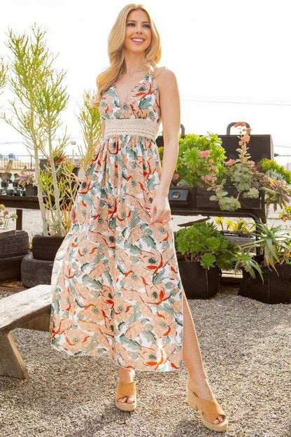 Tie Back Floral Dress - Shop Style & More | Fresh Looks, Everyday Deals & Free Shipping