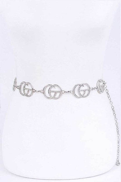 Crystal CG Logo Iconic Chain Belt - Shop Style & More | Fresh Looks, Everyday Deals & Free Shipping