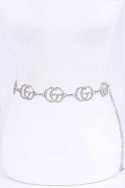 Crystal CG Logo Iconic Chain Belt - Shop Style & More | Fresh Looks, Everyday Deals & Free Shipping
