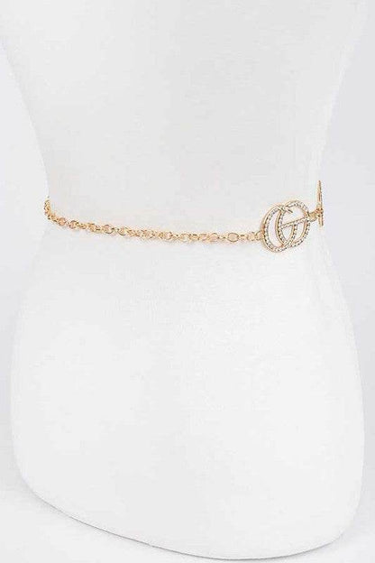 Crystal CG Logo Iconic Chain Belt - Shop Style & More | Fresh Looks, Everyday Deals & Free Shipping