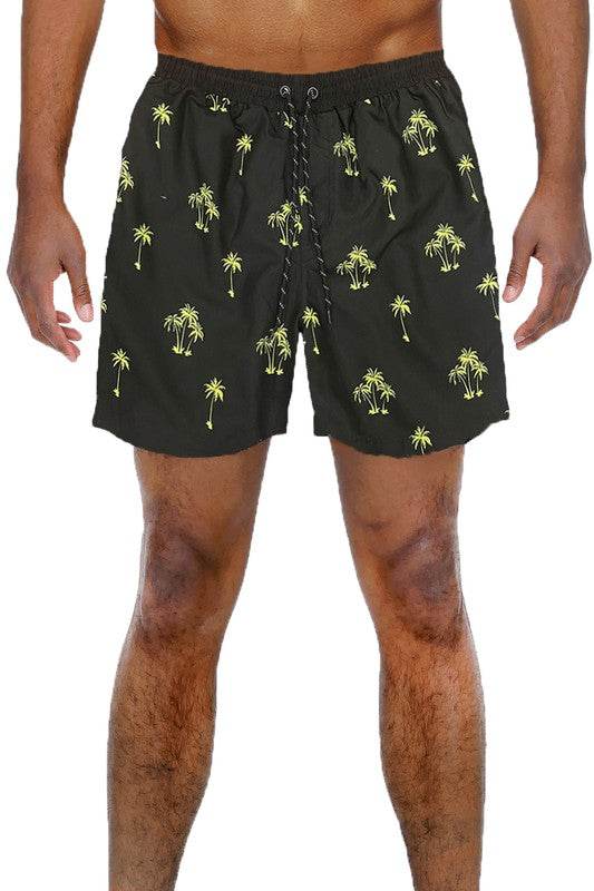 Palm Tree Print Swim Shorts - Shop Style & More | Fresh Looks, Everyday Deals & Free Shipping