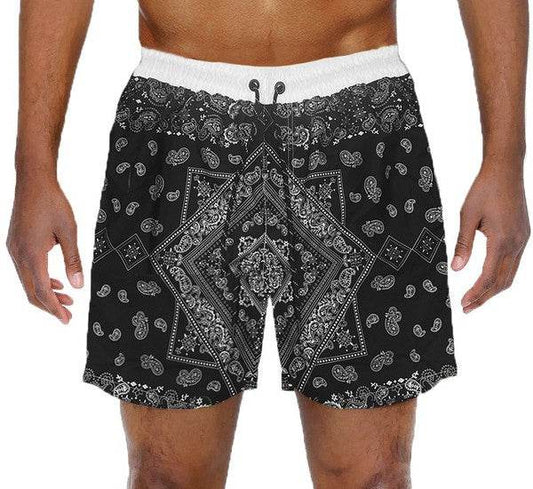 Paisley Bandana Print Swimming Shorts - Shop Style & More | Fresh Looks, Everyday Deals & Free Shipping