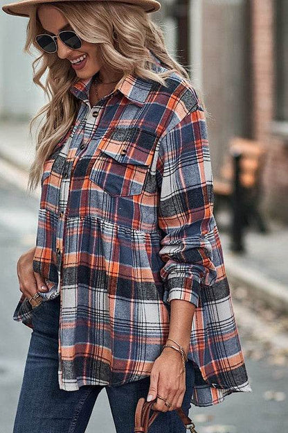 Plaid long sleeve shirt - Shop Style & More | Fresh Looks, Everyday Deals & Free Shipping