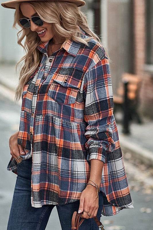 Plaid long sleeve shirt - Shop Style & More | Fresh Looks, Everyday Deals & Free Shipping
