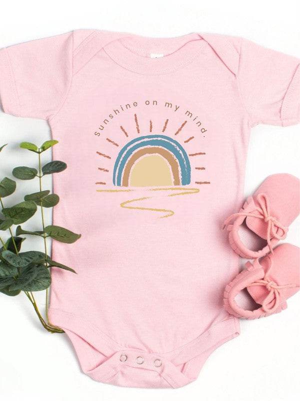 Sunshine on My Mind Baby Onesie - Shop Style & More | Fresh Looks, Everyday Deals & Free Shipping