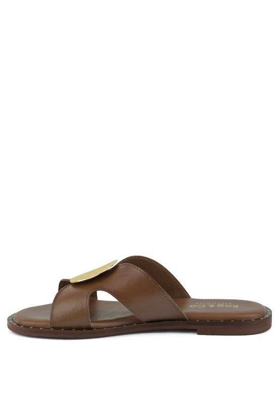 EUDORA Embellished Tan Slip-Ons - Shop Style & More | Fresh Looks, Everyday Deals & Free Shipping