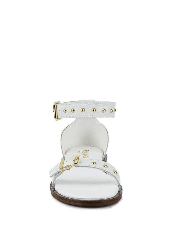 ROSEMARY Buckle Straps Flat Sandals - Shop Style & More | Fresh Looks, Everyday Deals & Free Shipping