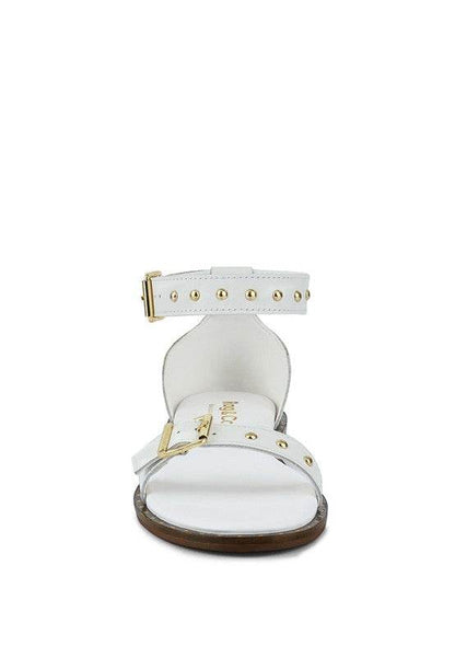 ROSEMARY Buckle Straps Flat Sandals - Shop Style & More | Fresh Looks, Everyday Deals & Free Shipping
