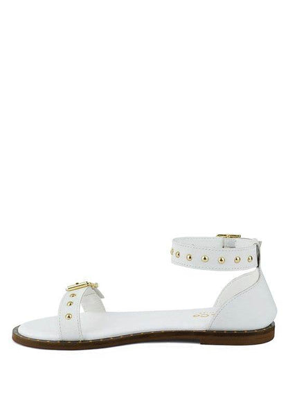 ROSEMARY Buckle Straps Flat Sandals - Shop Style & More | Fresh Looks, Everyday Deals & Free Shipping