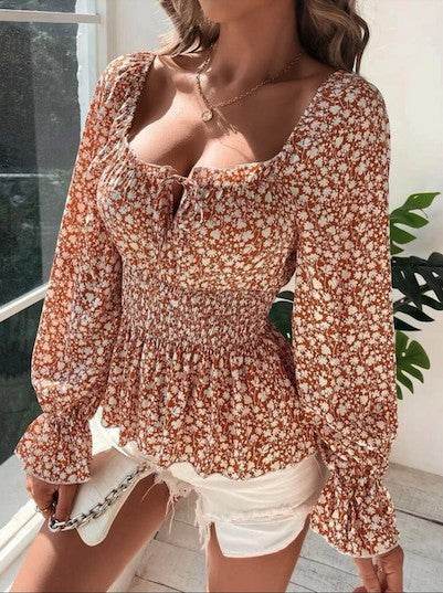 Floral Peplum Blouse - Shop Style & More | Fresh Looks, Everyday Deals & Free Shipping