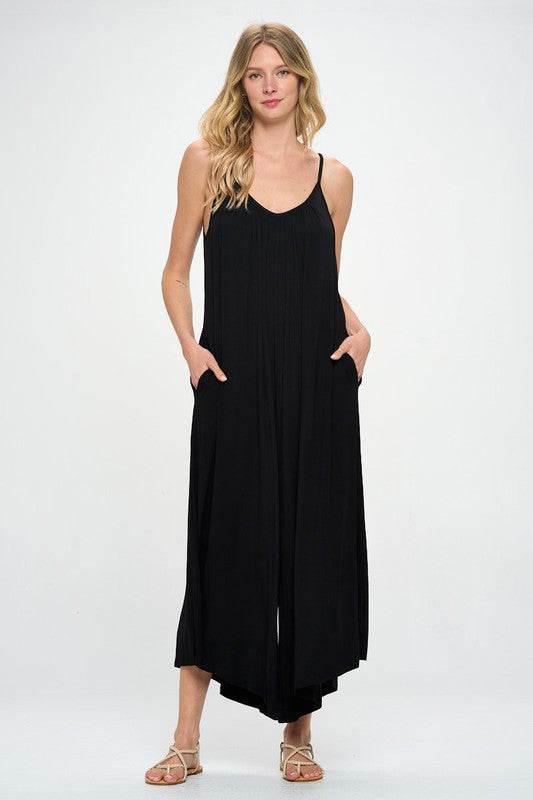 Made in USA Modal Spandex Soft Knit Jumpsuit - Shop Style & More | Fresh Looks, Everyday Deals & Free Shipping