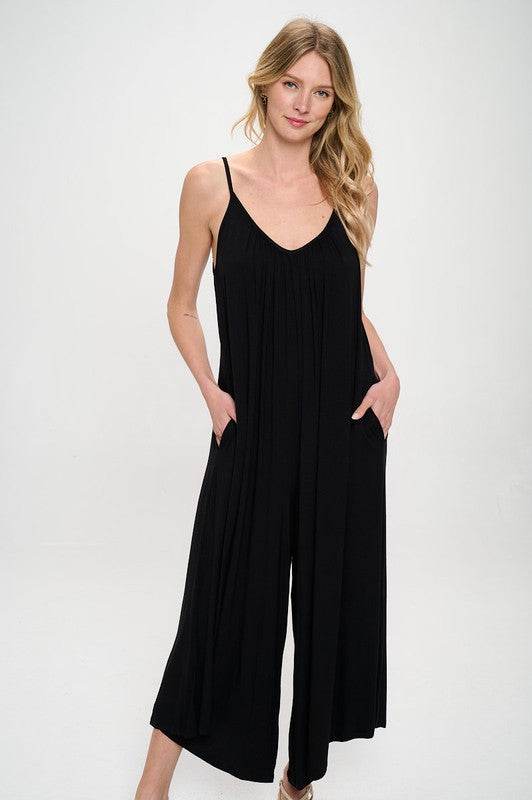 Made in USA Modal Spandex Soft Knit Jumpsuit - Shop Style & More | Fresh Looks, Everyday Deals & Free Shipping