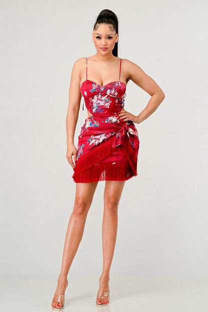 Athina Kimono floral print mini dress - Shop Style & More | Fresh Looks, Everyday Deals & Free Shipping