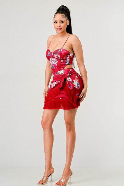 Athina Kimono floral print mini dress - Shop Style & More | Fresh Looks, Everyday Deals & Free Shipping