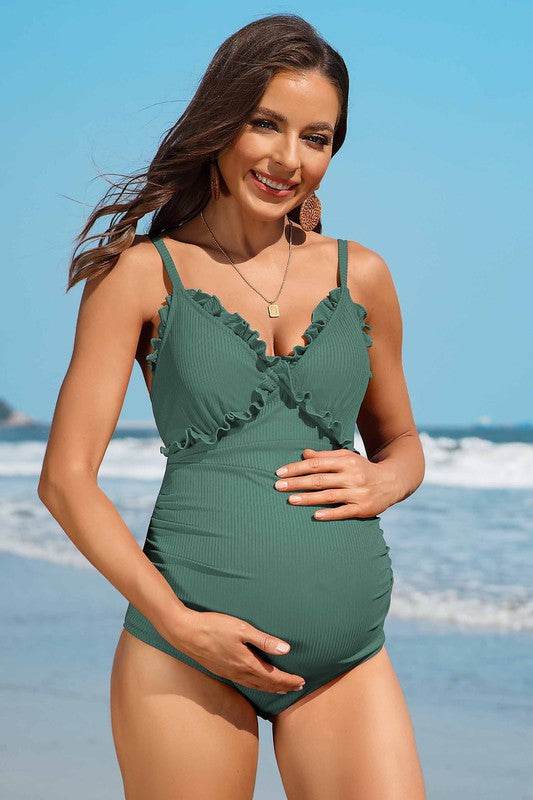 Ruch Floral Maternity Swimsuit Pregnancy Swimwear - Shop Style & More | Fresh Looks, Everyday Deals & Free Shipping