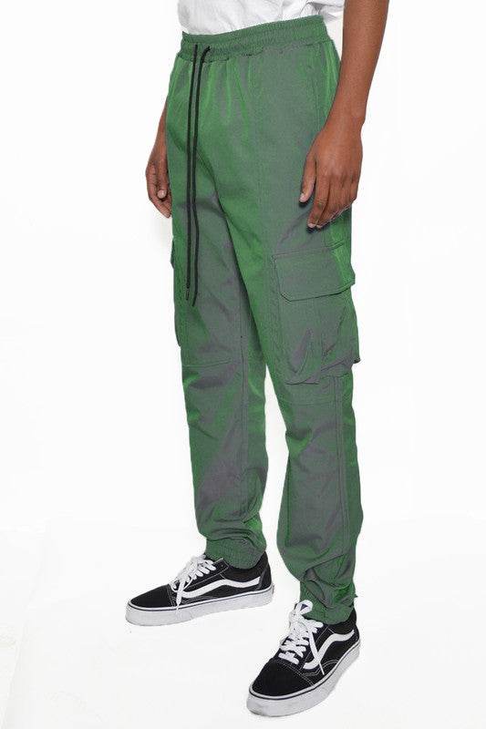 PEACOCK IRIDESCEINT JOGGER PANTS - Shop Style & More | Fresh Looks, Everyday Deals & Free Shipping
