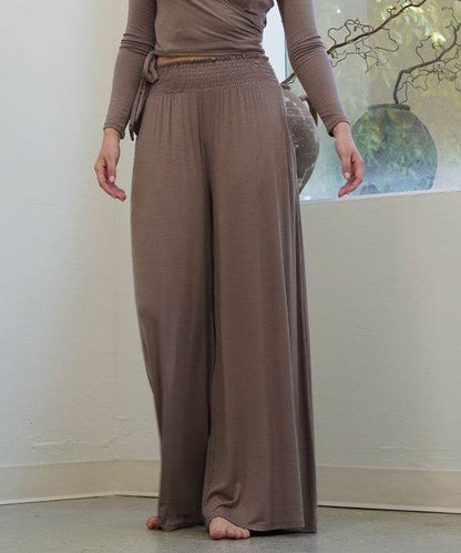 SMOCK ELASTIC WAIST MAXI PALAZZO - Shop Style & More | Fresh Looks, Everyday Deals & Free Shipping