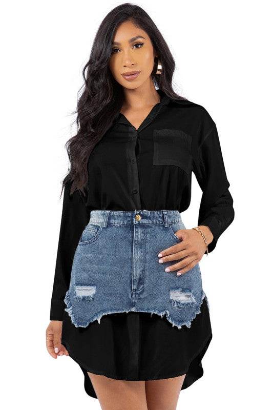 SEXY FASHION SHIRT DRESS - Shop Style & More | Fresh Looks, Everyday Deals & Free Shipping