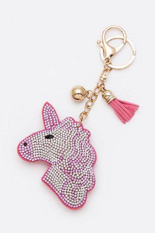 Crystal Unicorn Puffy Key Chain - Shop Style & More | Fresh Looks, Everyday Deals & Free Shipping