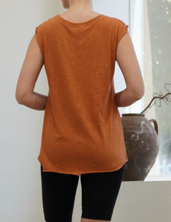 COTTON SLUB MUSCLE VINTAGE NEW TANK - Shop Style & More | Fresh Looks, Everyday Deals & Free Shipping